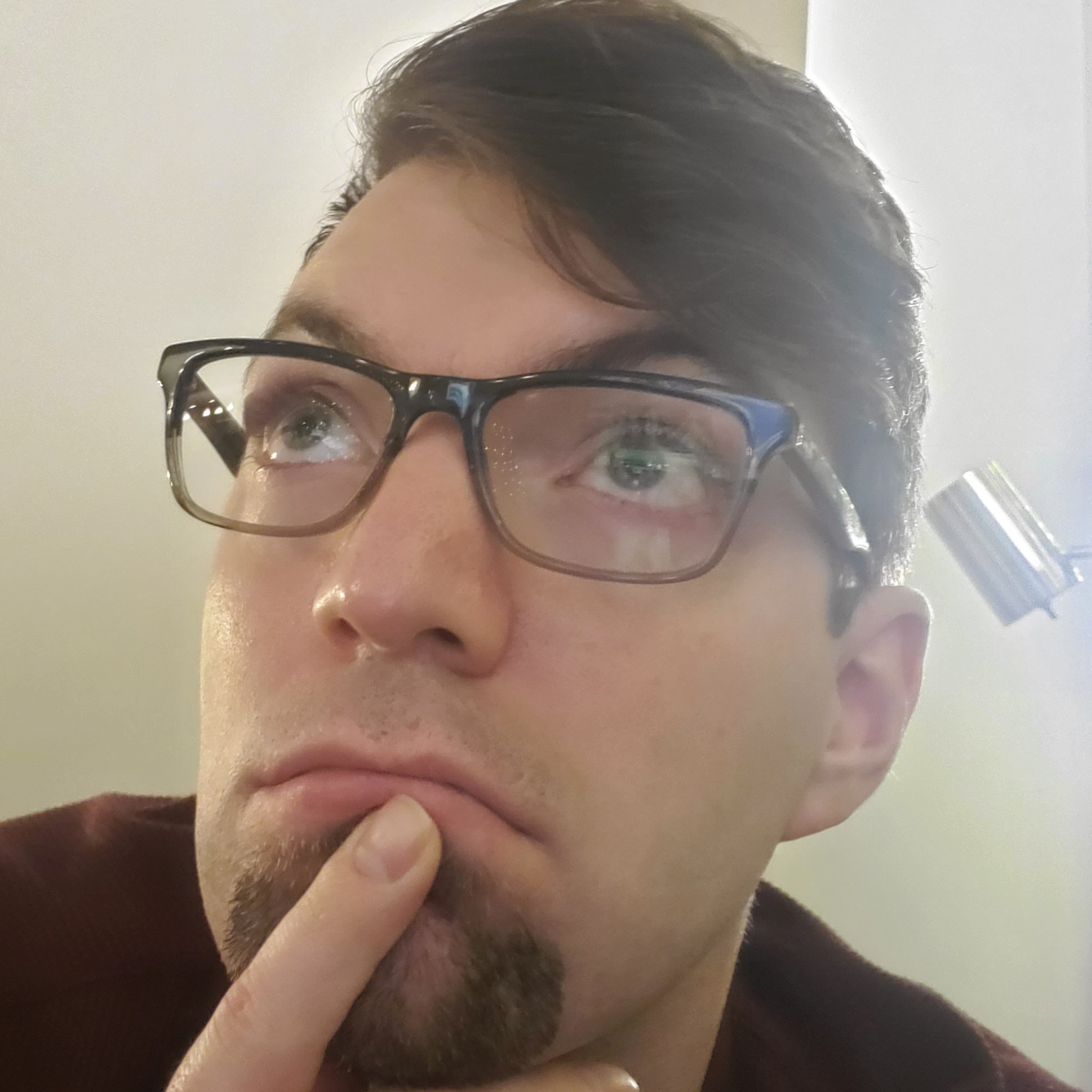 close up portrait of author